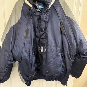 UCONN HUSKIES 90’s STARTER Blue and Gray Jacket